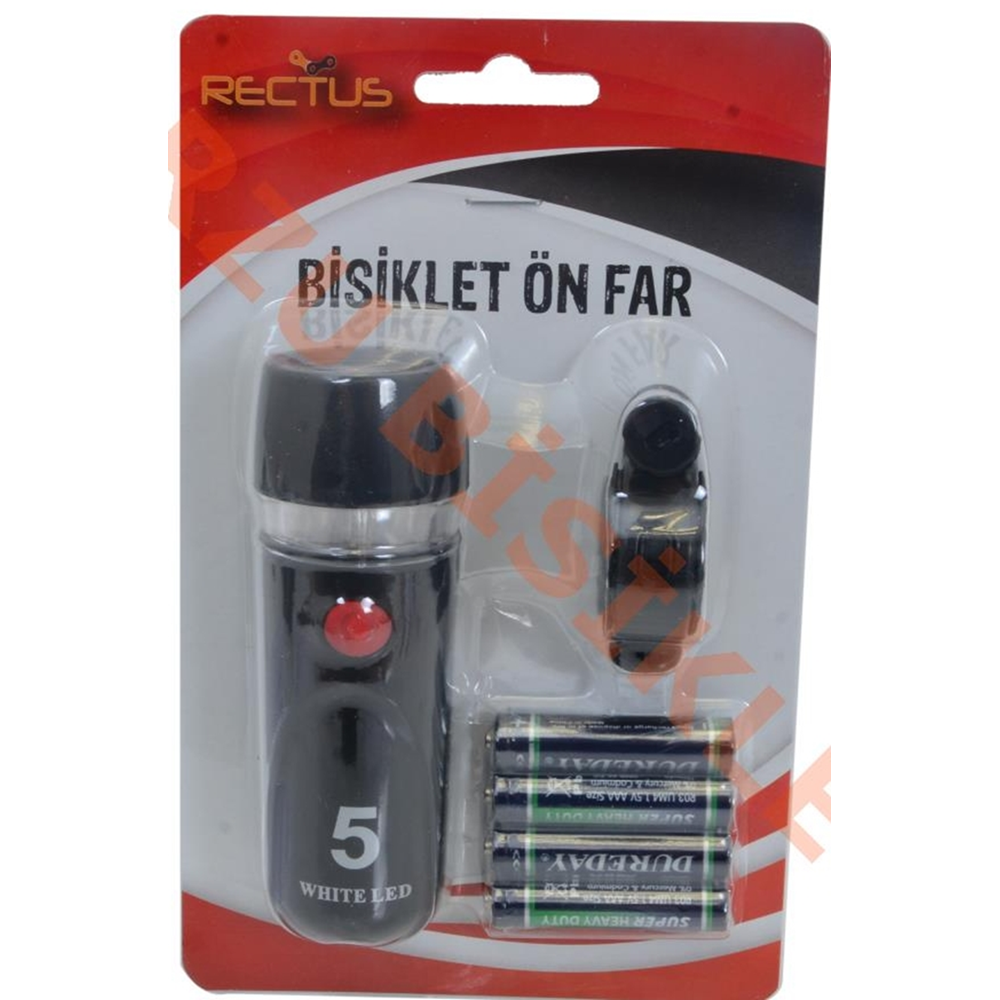BİSİKLET LED Lİ FAR 5 LEDLİ
