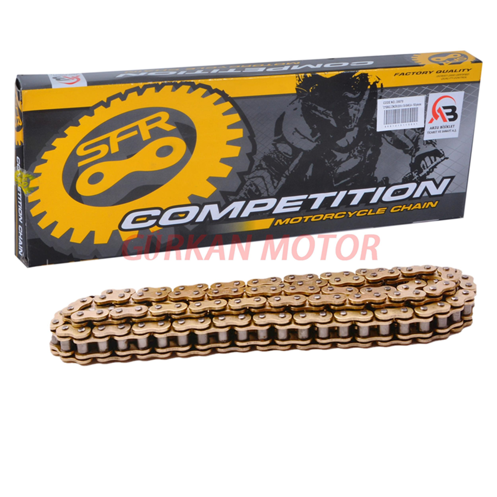 ZİNCİR ORİNGLİ 525 H X 124 BAKLA GOLD SFR