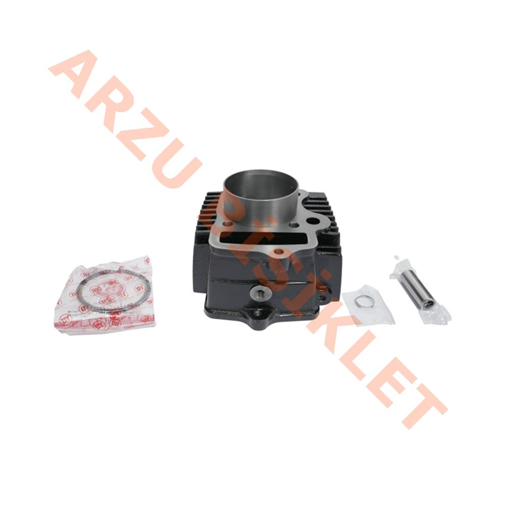 SİLİNDİR KOMPLE [13 PERNO - 57MM PİSTON - DY SEGMAN] 125cc CUB - RKS SNIPER PRO X 135cc