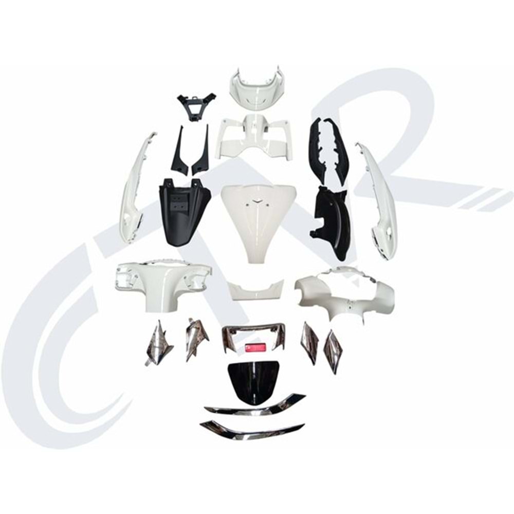 JUPİTER 125 CC KAPORTA SETİ BEYAZ