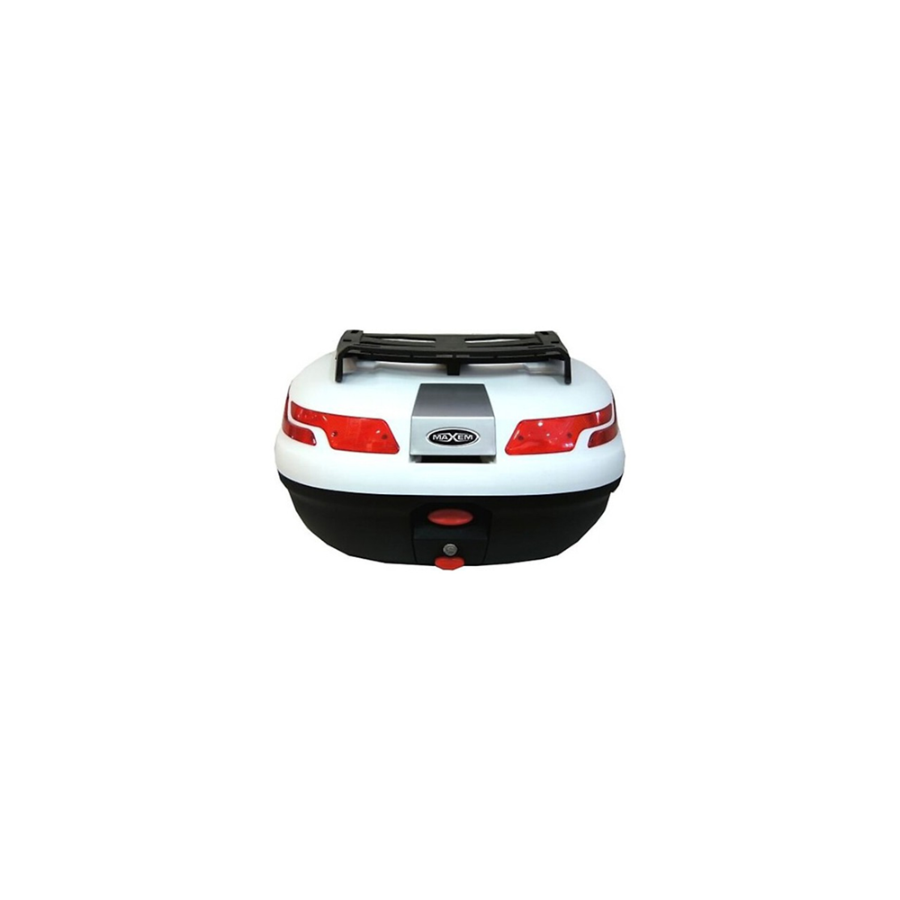 MOTOSİKLET ARKA ÇANTA MAXEM SL45 FULL BEYAZ 45 LT