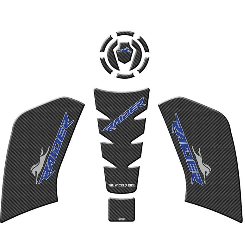 TVS RAIDER 125 2023-2024 UYUMLU TANK PAD SET