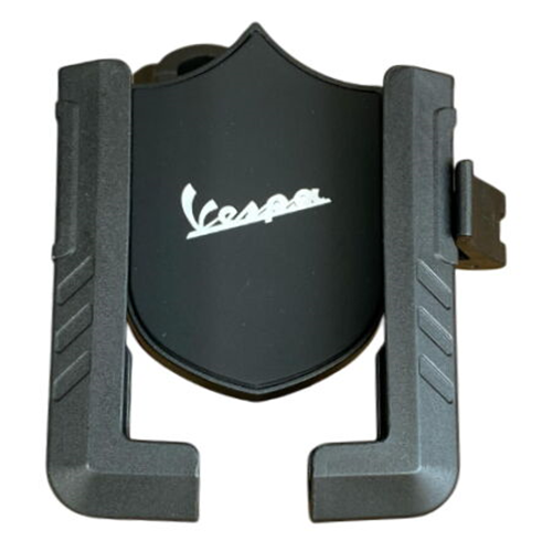 VESPA - AYNA KOLU BAĞLANTILI TELEFON TUTUCU YANDAN KİTLEMELİ (TİTREŞİM MODÜLLÜ)