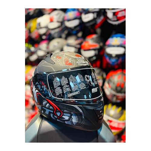 MTS PRO HELMETS M-801 MYTH GREY FULL FACE MOTOSİKLET KASKI