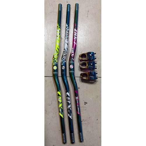 GİDON + BOĞAZ SETİ RENKLİ PEMBE / BEYAZ / YEŞİL ( DİREKSİYON ) 780mm