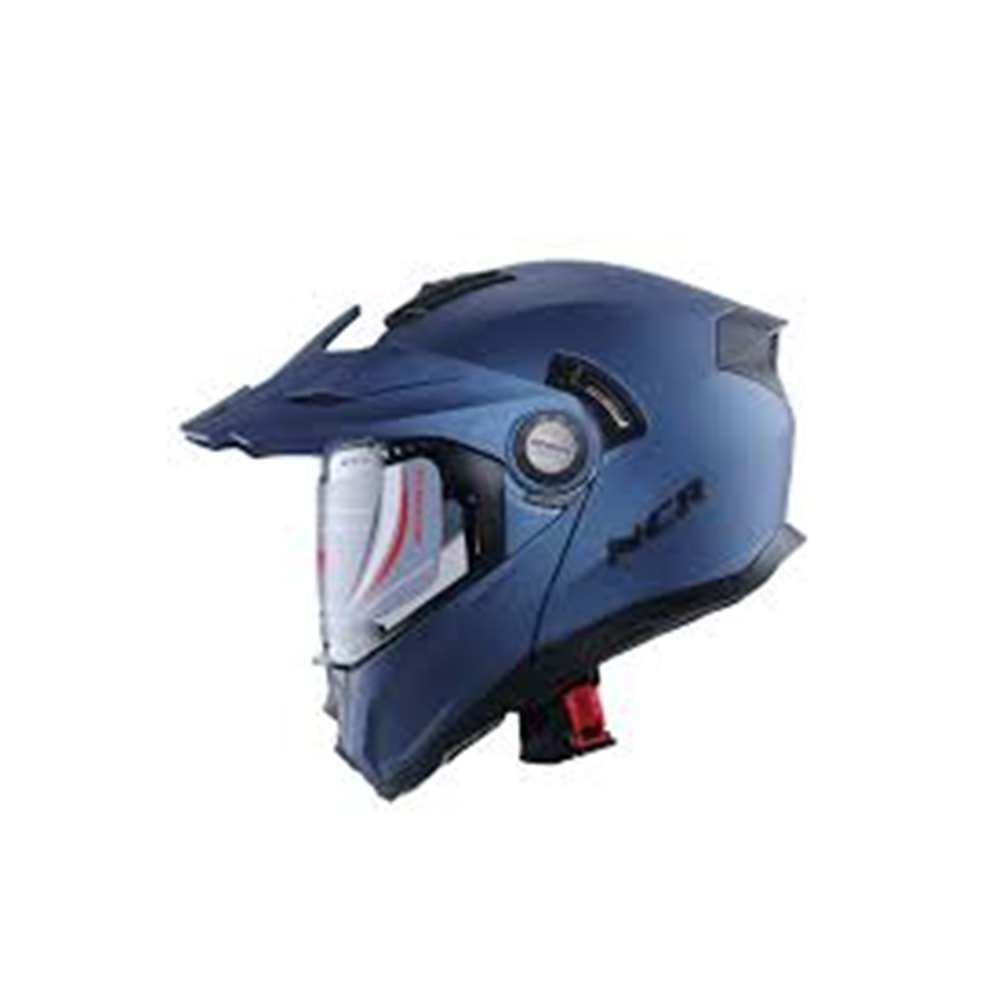 KASK ÇENE AÇILIR VİZÖRLÜ 165 ECE BELGELİ - METALİK MAVİ - S