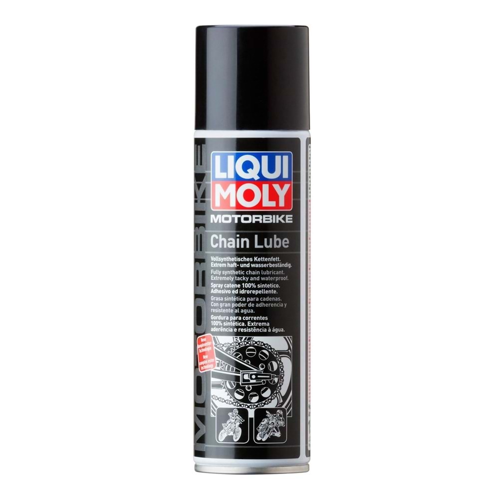 LİQUİ MOLY CHAİN LUBE / %100 SENTETİK ZİNCİR YAĞLAMA SPREYİ (250ML)