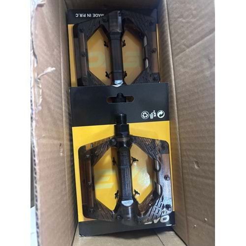 PLATFORM PEDAL ŞEFFAF SİYAH BİLYALI