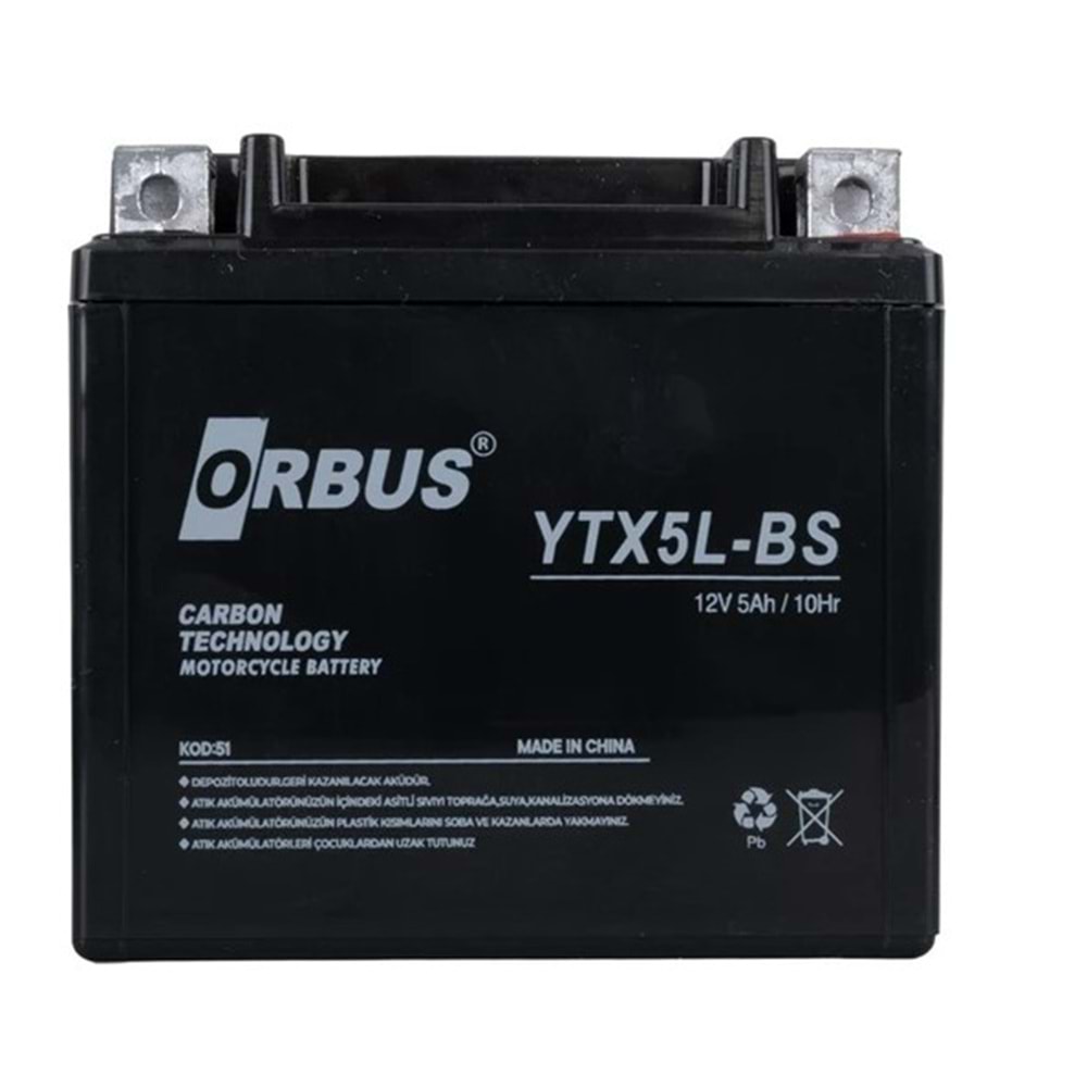 12-5 KISA YTX5L - BS - [BWS - SPONTİNİ - POPCORN - DASH ] AKÜ