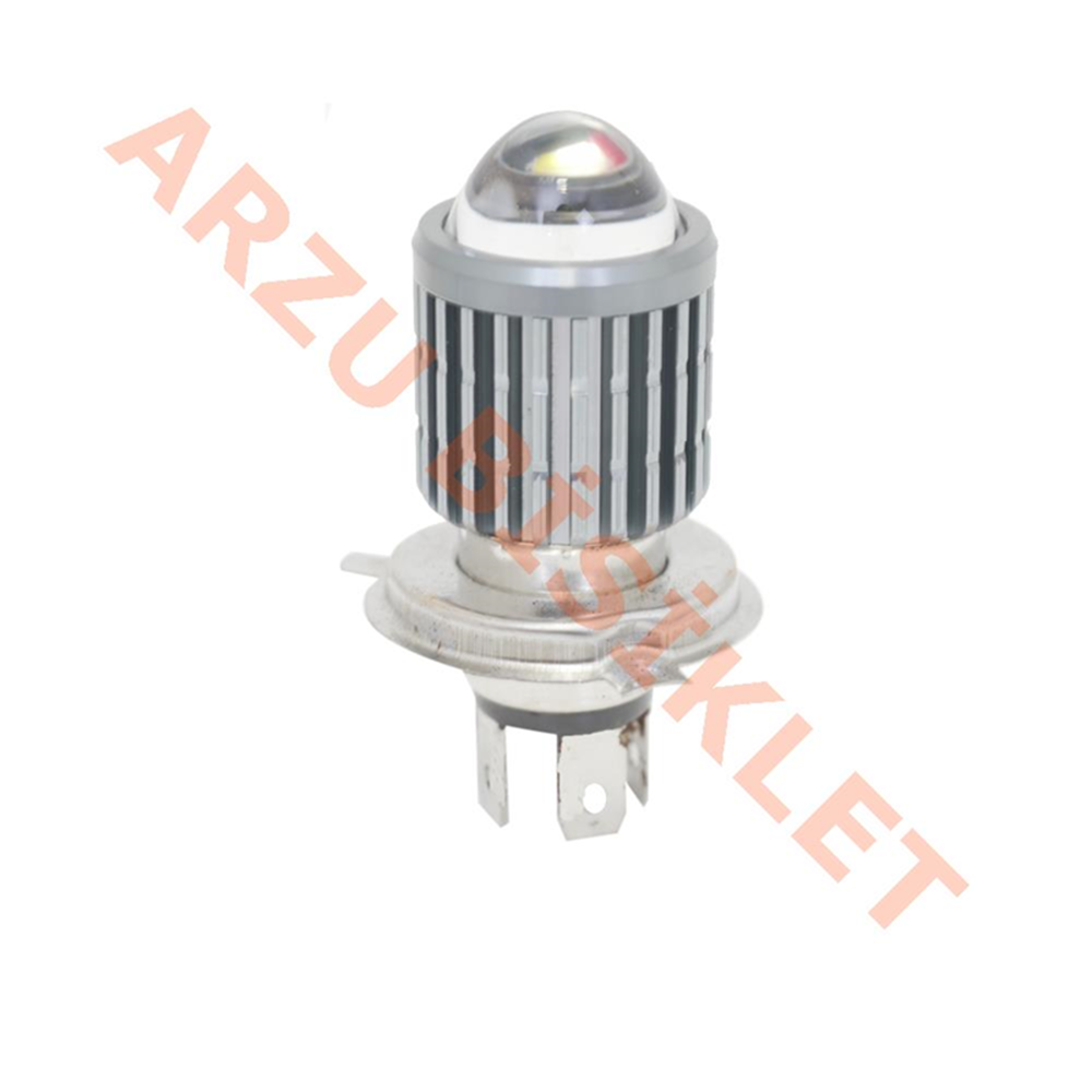 H4 TİPİ AMPUL [ BEYAZ IŞIK ] MERCEKLİ