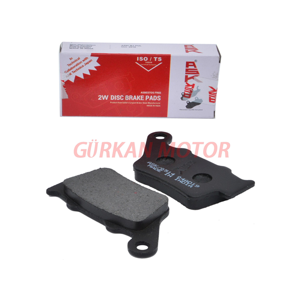 DİSK BALATA ARKA PULSAR NS 200 / RS 200 / DOMİNAR 400 ASK