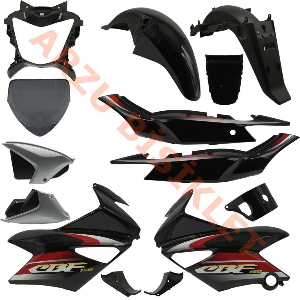 KAPORTA Y. SET [SİYAH] HONDA CBF 150