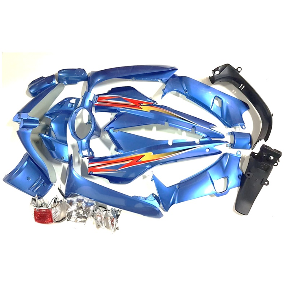 KAPORTA SETİ MAVİ CUB KH 100 + FAR / STOP