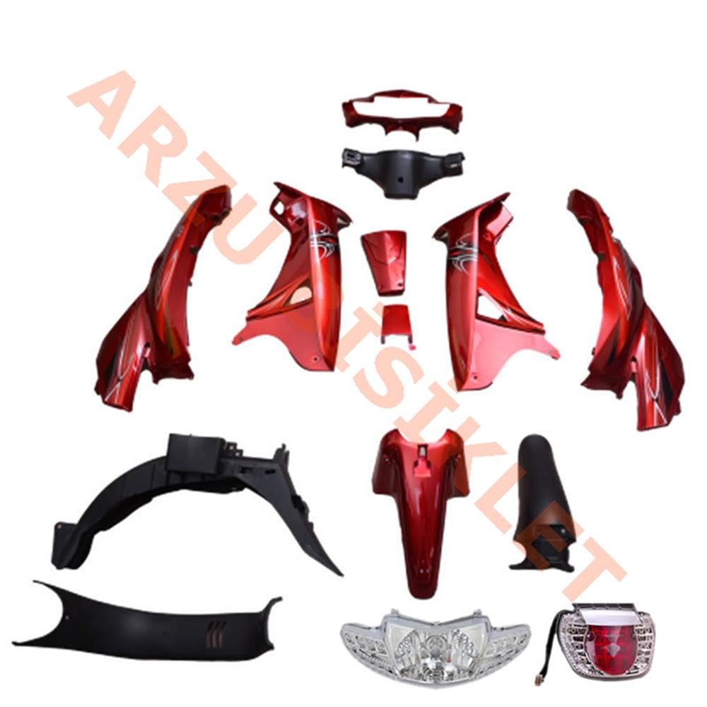 KAPORTA SET [KIRMIZI] [FAR+STOP DAHİL] MONDIAL SFC CUB