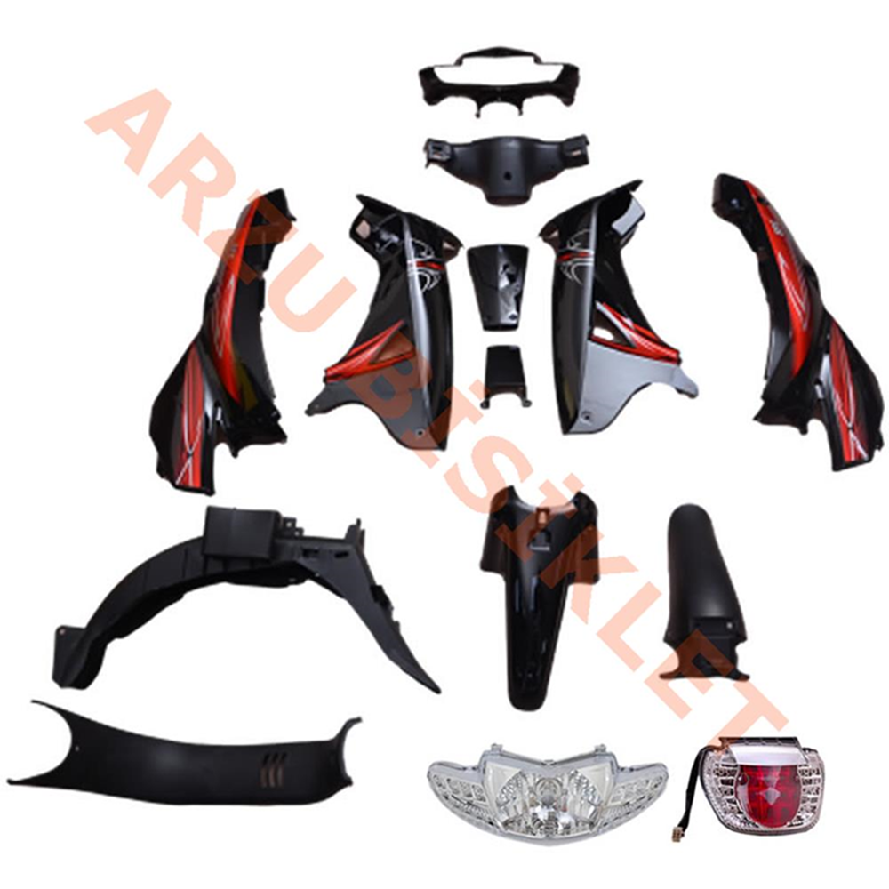 KAPORTA SET [SİYAH] [FAR+STOP DAHİL] MONDIAL SFC CUB