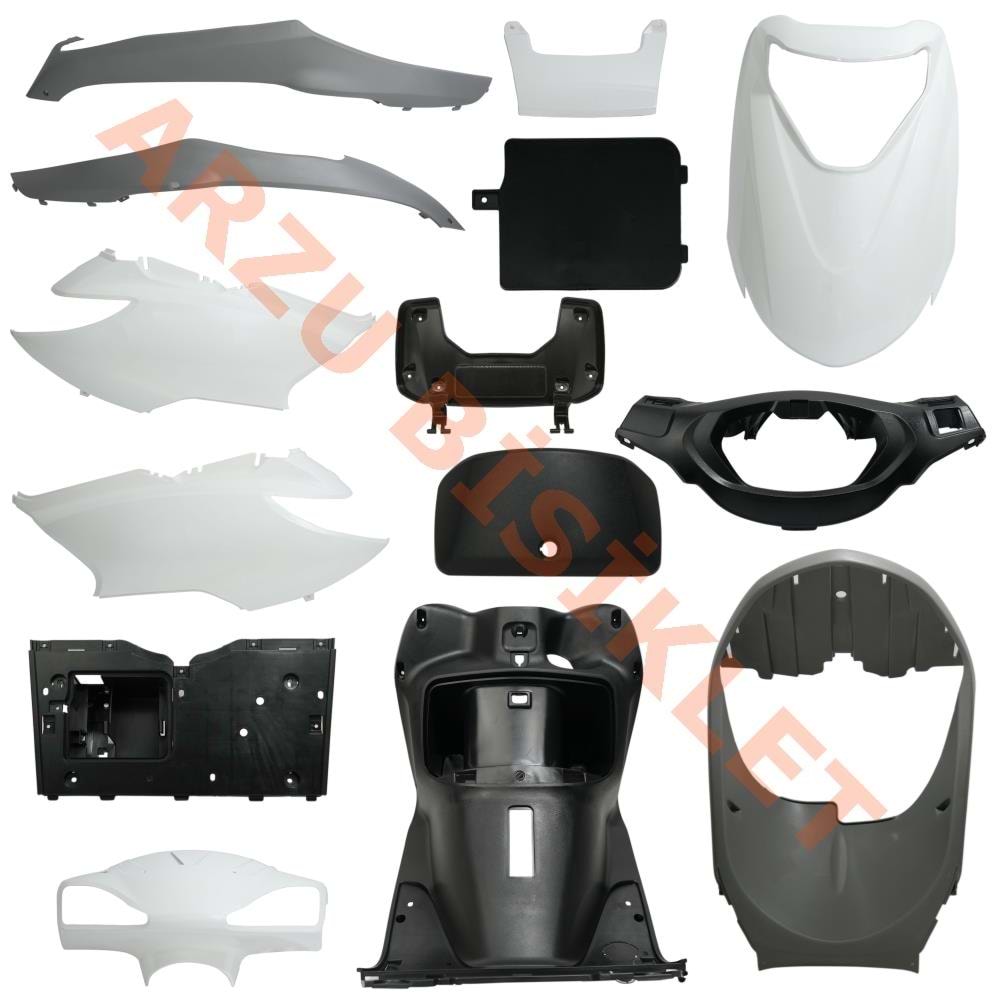 KAPORTA SETİ SPONTİNİ BEYAZ Y.SET
