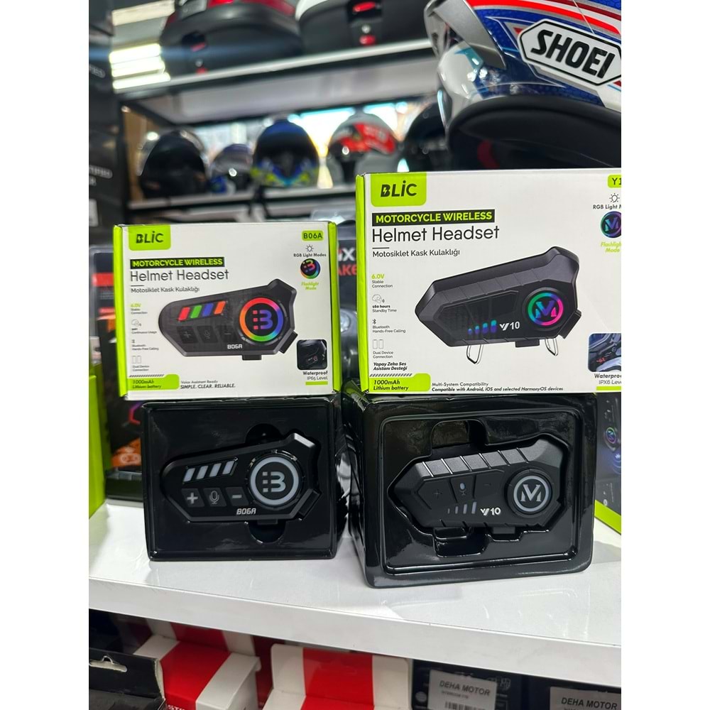 BLİC BLUETOOTH IŞIKLI İNTERCOM MODEL