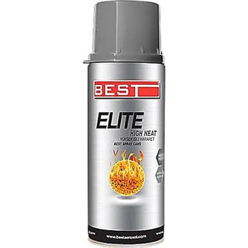 ISIYA DAYANIKLI YANMAZ BOYA GÜMÜŞ 400 ML BEST