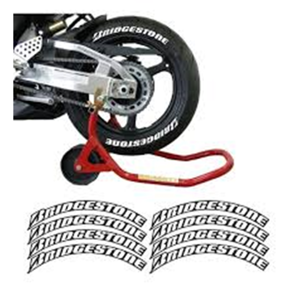 BRIDGESTONE 3D LASTİK YAZISI + YAPIŞTIRICI BEYAZ