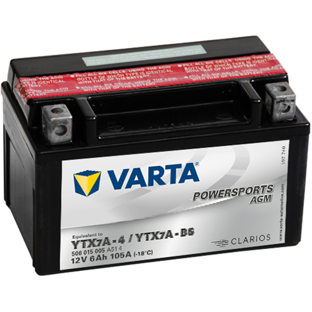VARTA 12-7 YATIK YTX7A-BS 12V6Ah 105A AKÜ