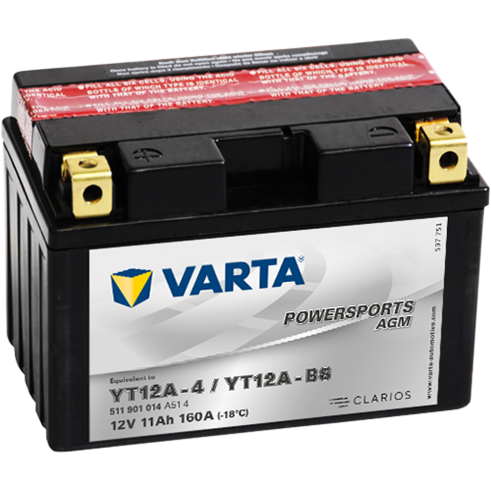 VARTA 12-11 YATIK AGM YT12A-BS 12V11Ah 160A AKÜ