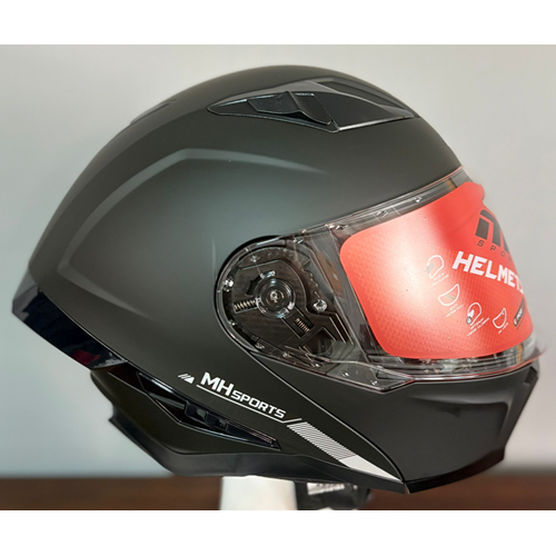 MH ÇENE AÇILIR KASK MAT SİYAH MH-928 - S