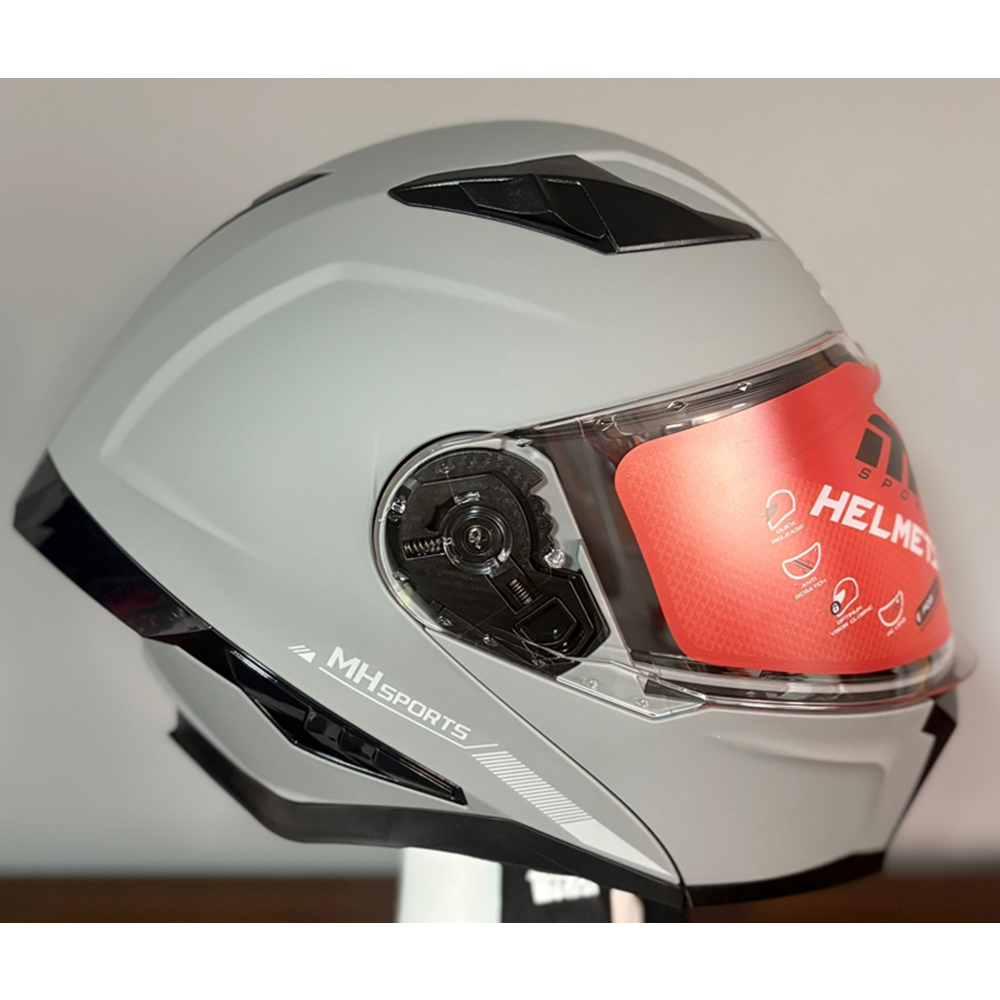MH ÇENE AÇILIR KASK MAT NARDO GRİ MH-928 - S
