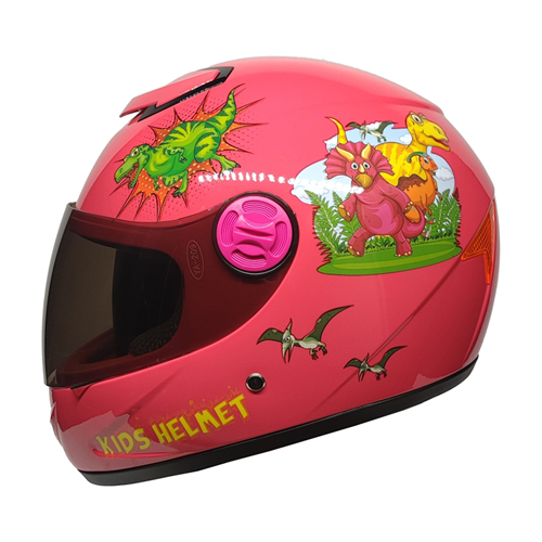 PRO HELMETS SY118 FULL FACE ÇOCUK KASK DINO PINK - ROSE GOLD