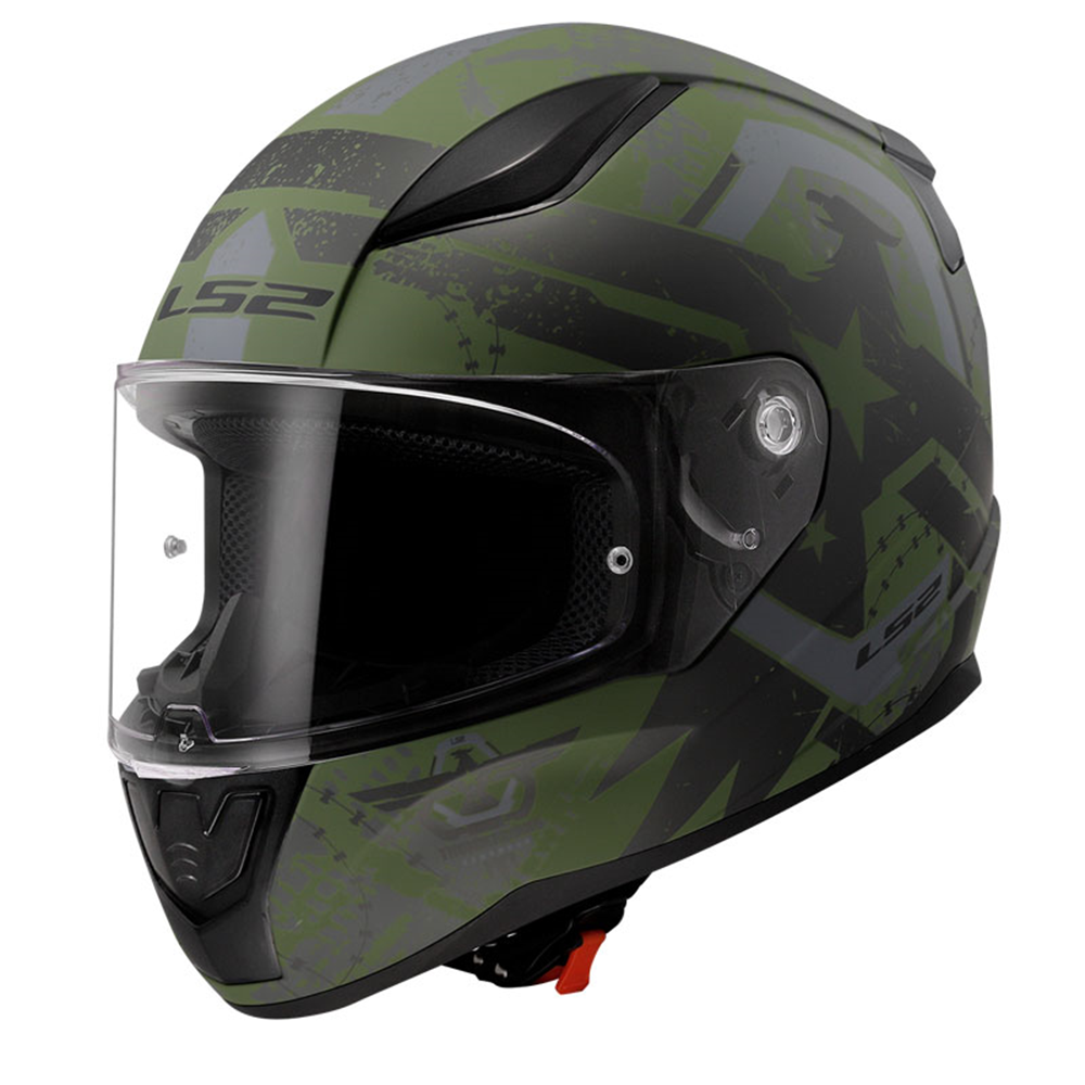 LS2 RAPID 2 THUNDER BIRDS MAT YEŞİL-SİYAH-GRİ KASK - MAT YEŞİL - S