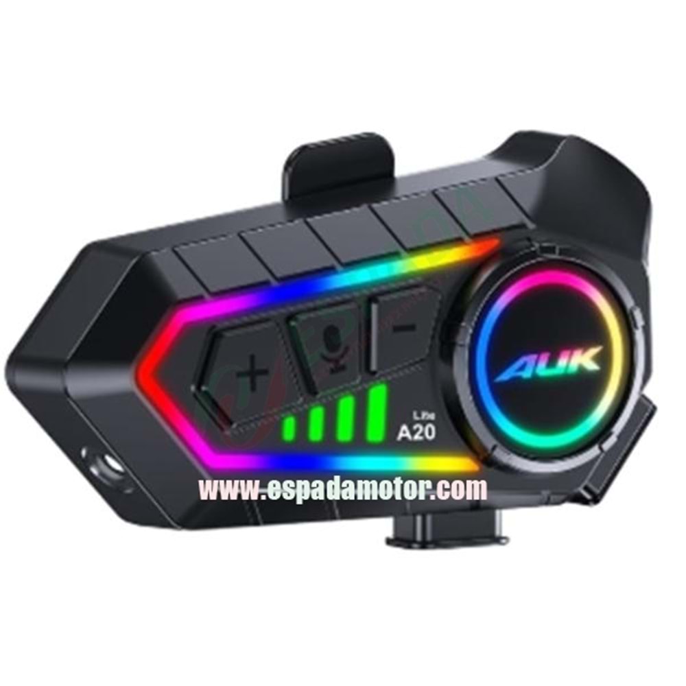 AUK İNTERCOM A20 2X EŞLEŞMELİ LITE BLUETOOTH