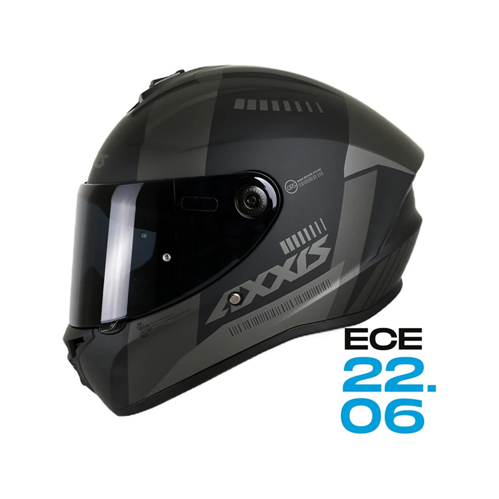 AXXIS DRAKEN S MP4 B1 MATT SİYAH KASK - XXL