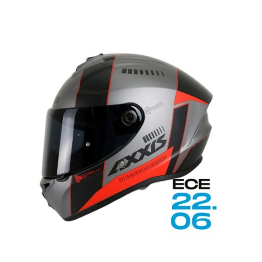 AXXIS DRAKEN S MP4 C5 MAT KIRMIZI KASK