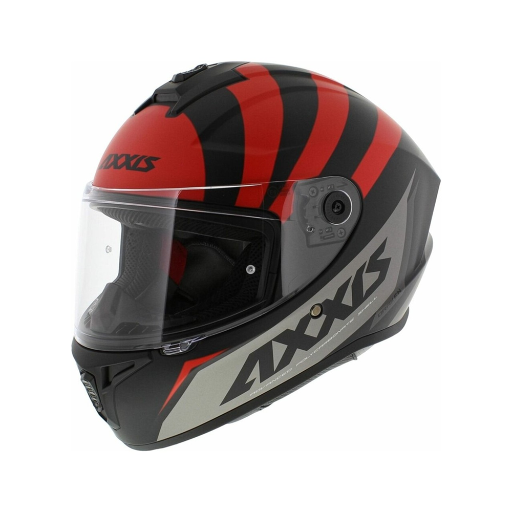 AXXIS DRAKEN S PREMIER B5 MAT KIRMIZI KASK - L
