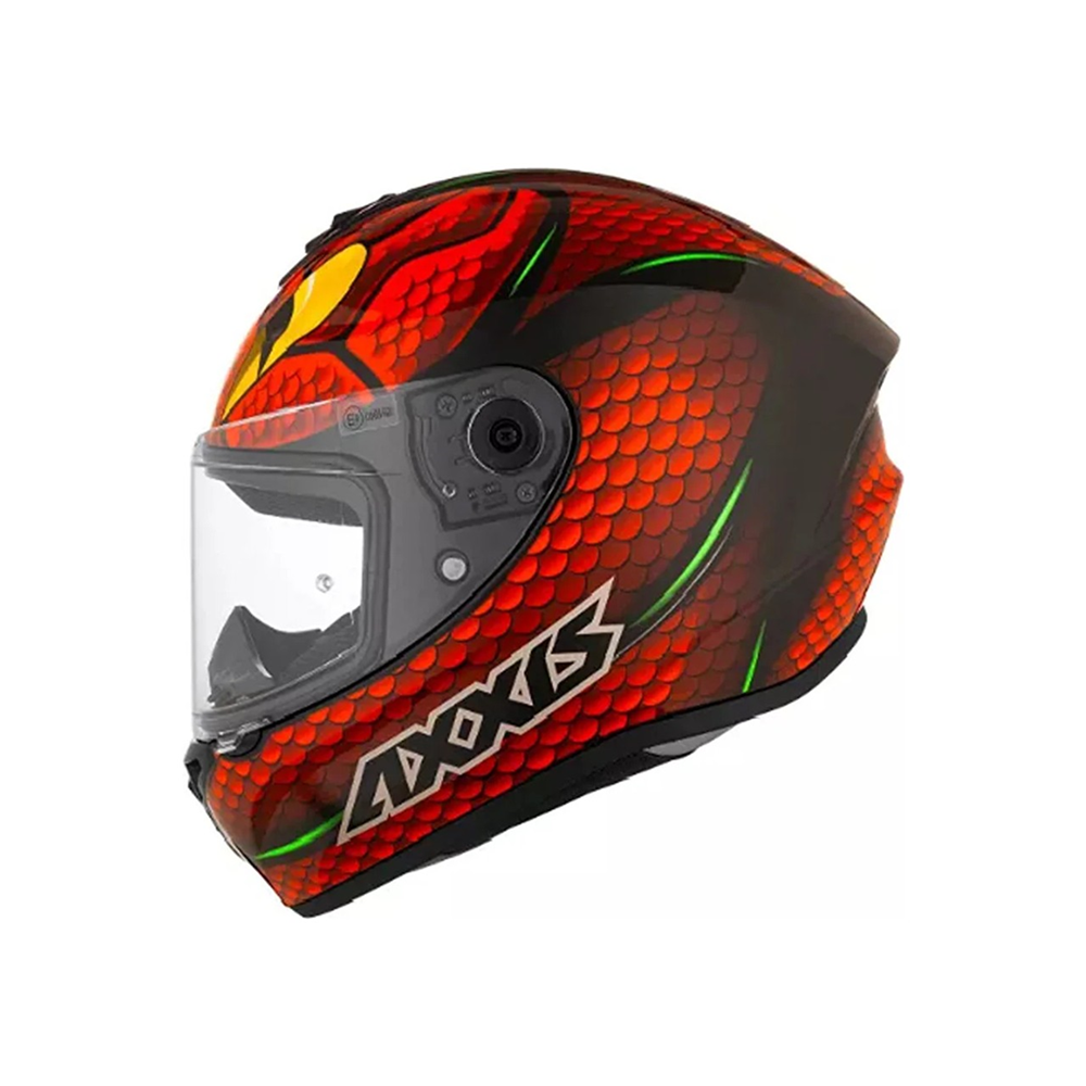 AXXIS DRAKEN S NAHESA A5 MAT KIRMIZI KASK - M