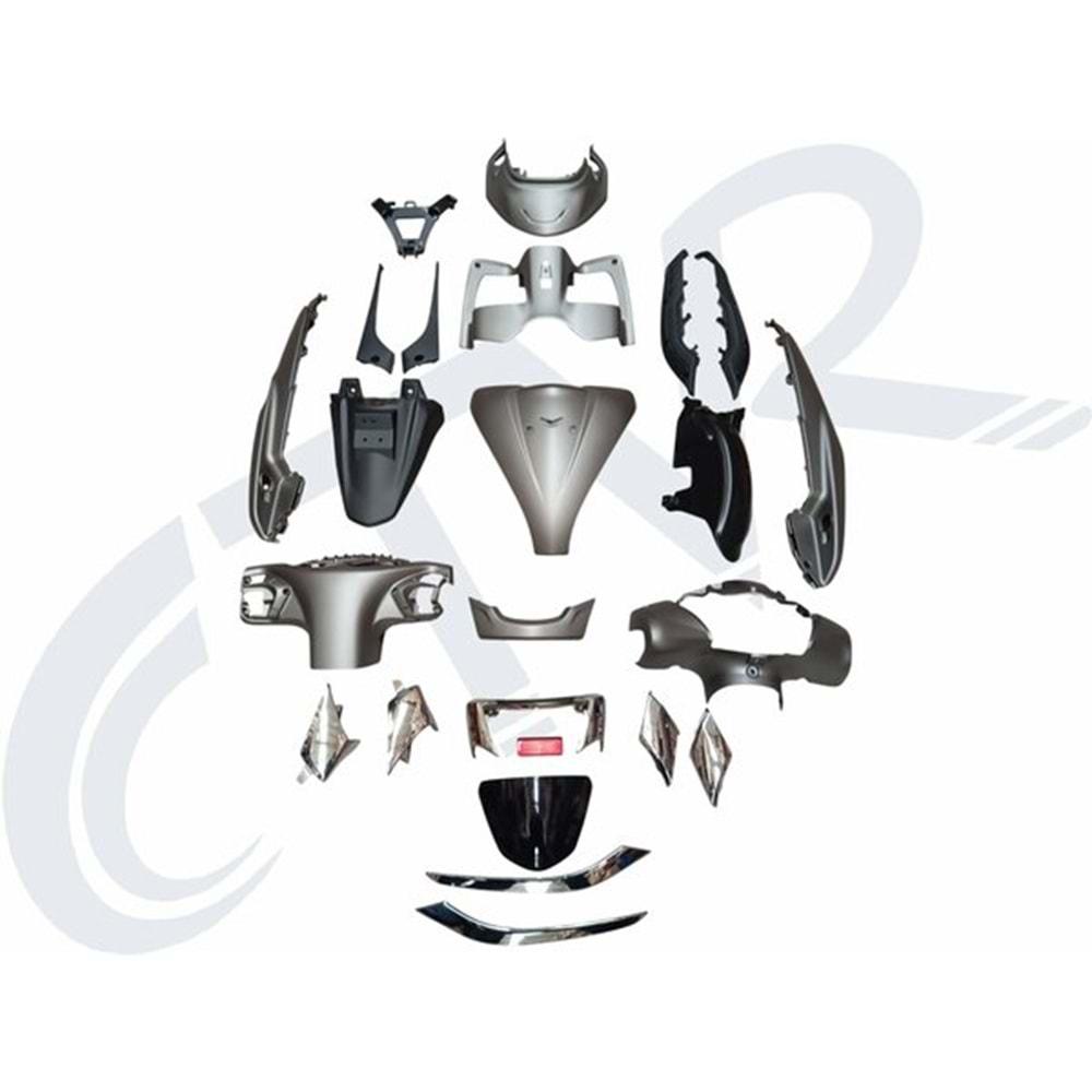 JUPİTER 125 CC KAPORTA SETİ GRİ