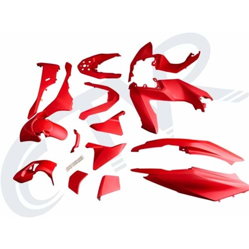PCX KAPORTA SETİ KIRMIZI 2025