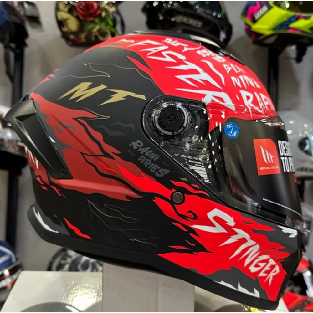MT STINGER 2 ARDENT B5 MATT KAPALI KASK - L