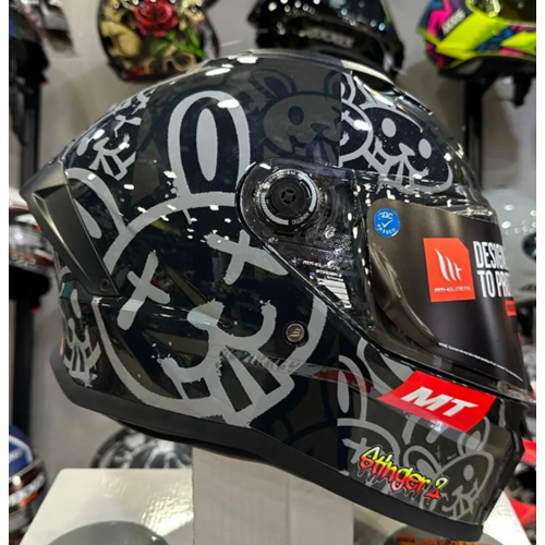 MT STINGER 2 RAM F1 GLOSS KAPALI KASK - S