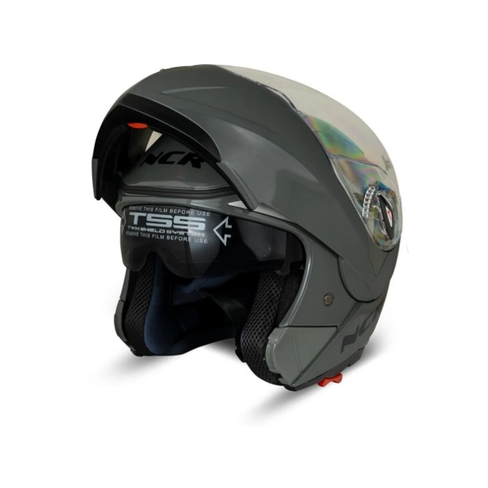 MOTOR KASK ÇENE AÇILIR GÖZLÜKLÜ NCR - 158 - NARDO GRİ - L