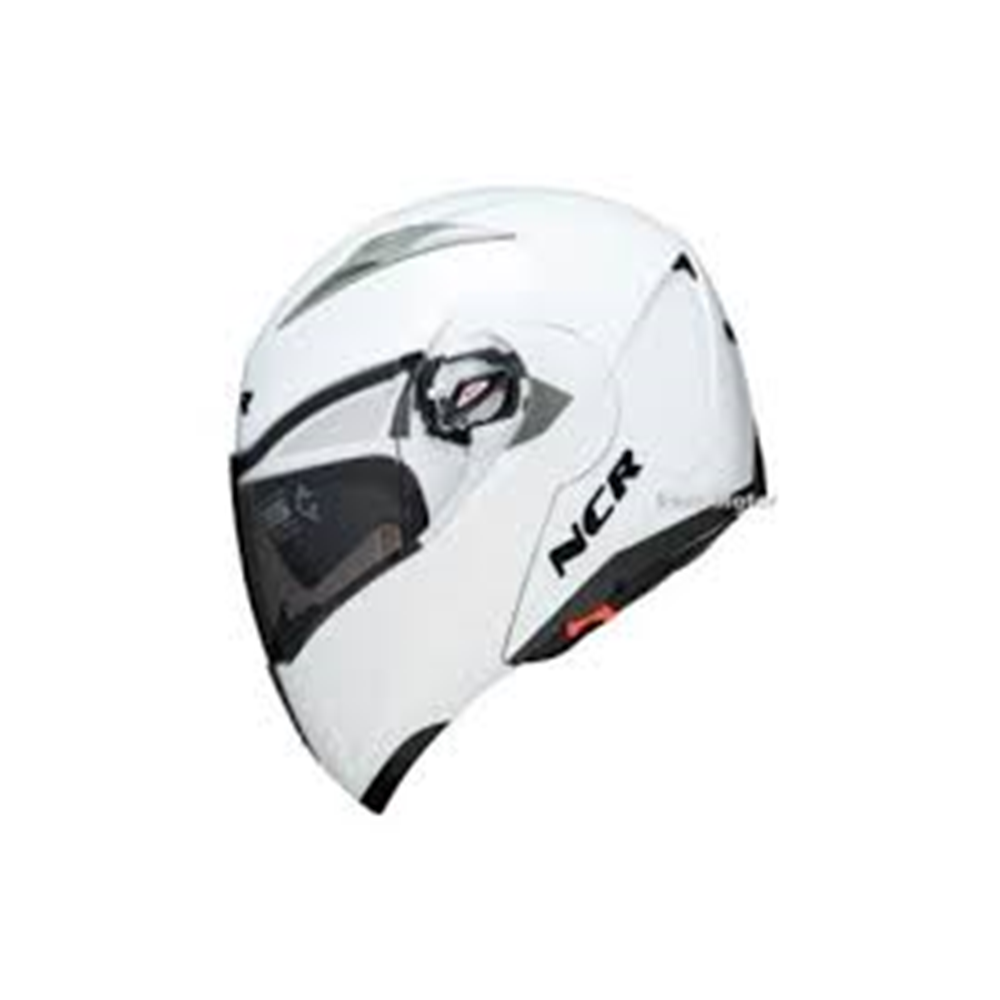 MOTOR KASK ÇENE AÇILIR GÖZLÜKLÜ NCR - 158 - BEYAZ - M