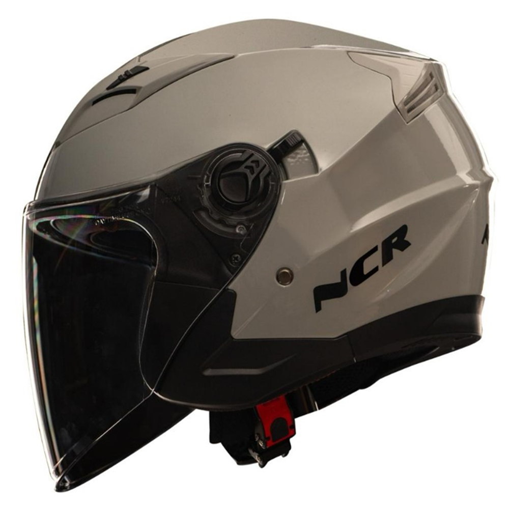 KASK ÇENESİZ VİZÖRLÜ NCR 708 ECE BELGELİ - COOL GRİ - XL