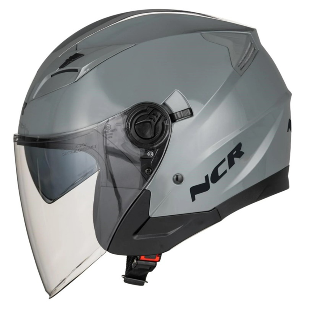 KASK ÇENESİZ VİZÖRLÜ NCR 708 ECE BELGELİ - NARDO GRİ - M