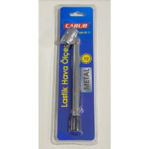 CARUB LASTİK HAVA BASINÇ ÖLÇER (10-120 PSİ) (MEKANİK) (METAL)