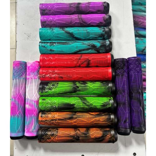 BİSİKLET ELCİK MTB [TAKIM] SİLİKON 16,5 / 14,5 MM KARIŞIK DESEN