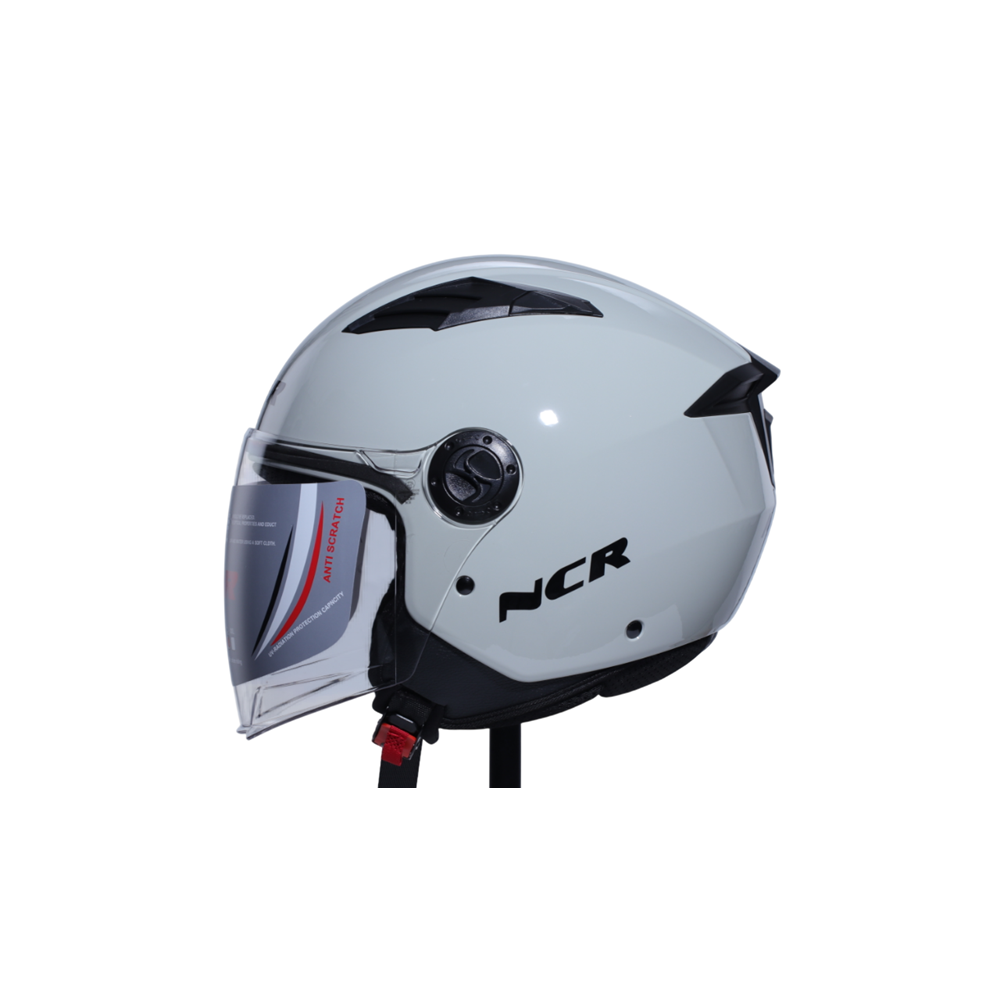 KASK ÇENESİZ VİZÖRLÜ NCR 236 ECE BELGELİ - GRİ 13002-5