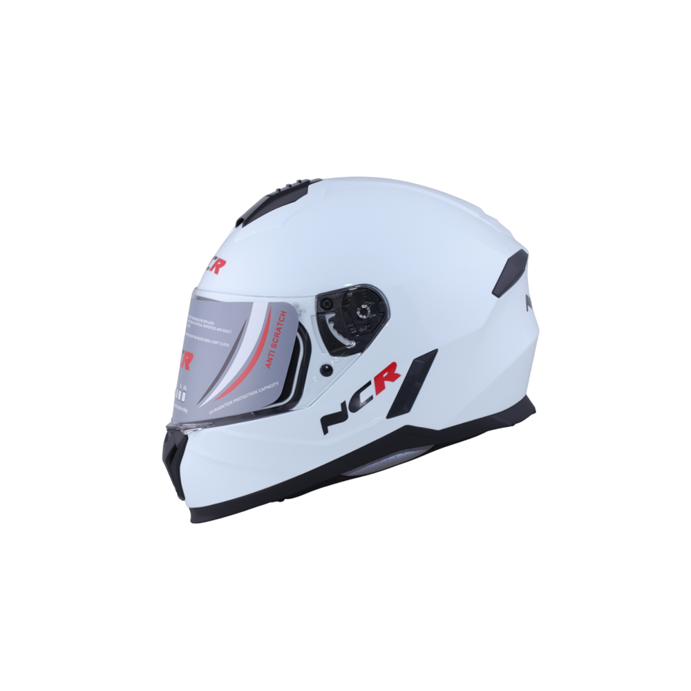NCR FULL FACE ÇOCUK KASKI ECE BELGELİ 802 - PARLAK BEYAZ - F93292-BEYAZ-M
