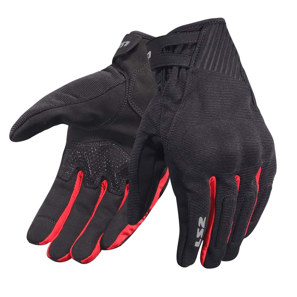 LS2 DART 2 EVO ELDİVEN SİYAH-KIRMIZI - F93314-MAT SİYAH/KIRMIZI-L