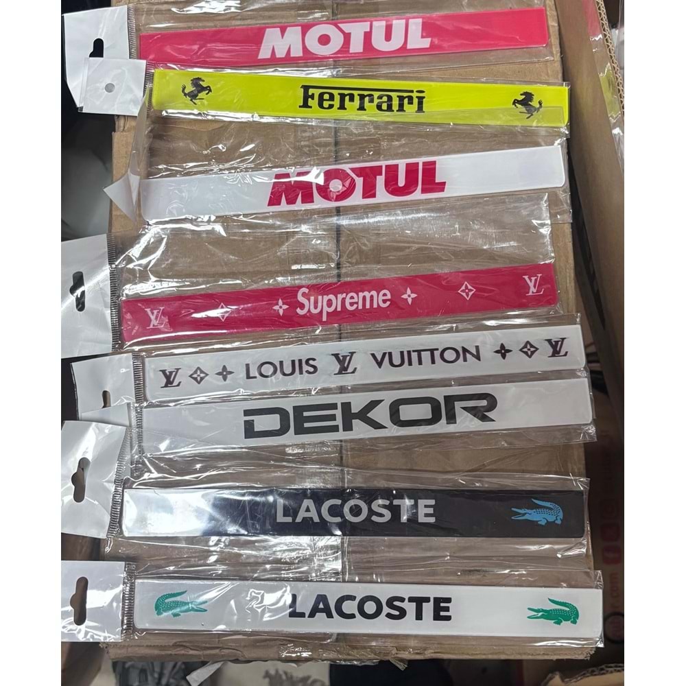 MOTOSİKLET PLAKALIK + PLASTİK YAZISI Y.M