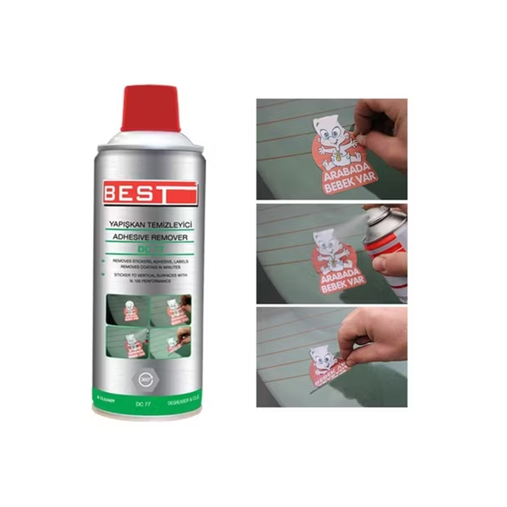 BEST DC-77 STİCKER FOLYO YAPIŞKAN TEMİZLEME SPREYİ