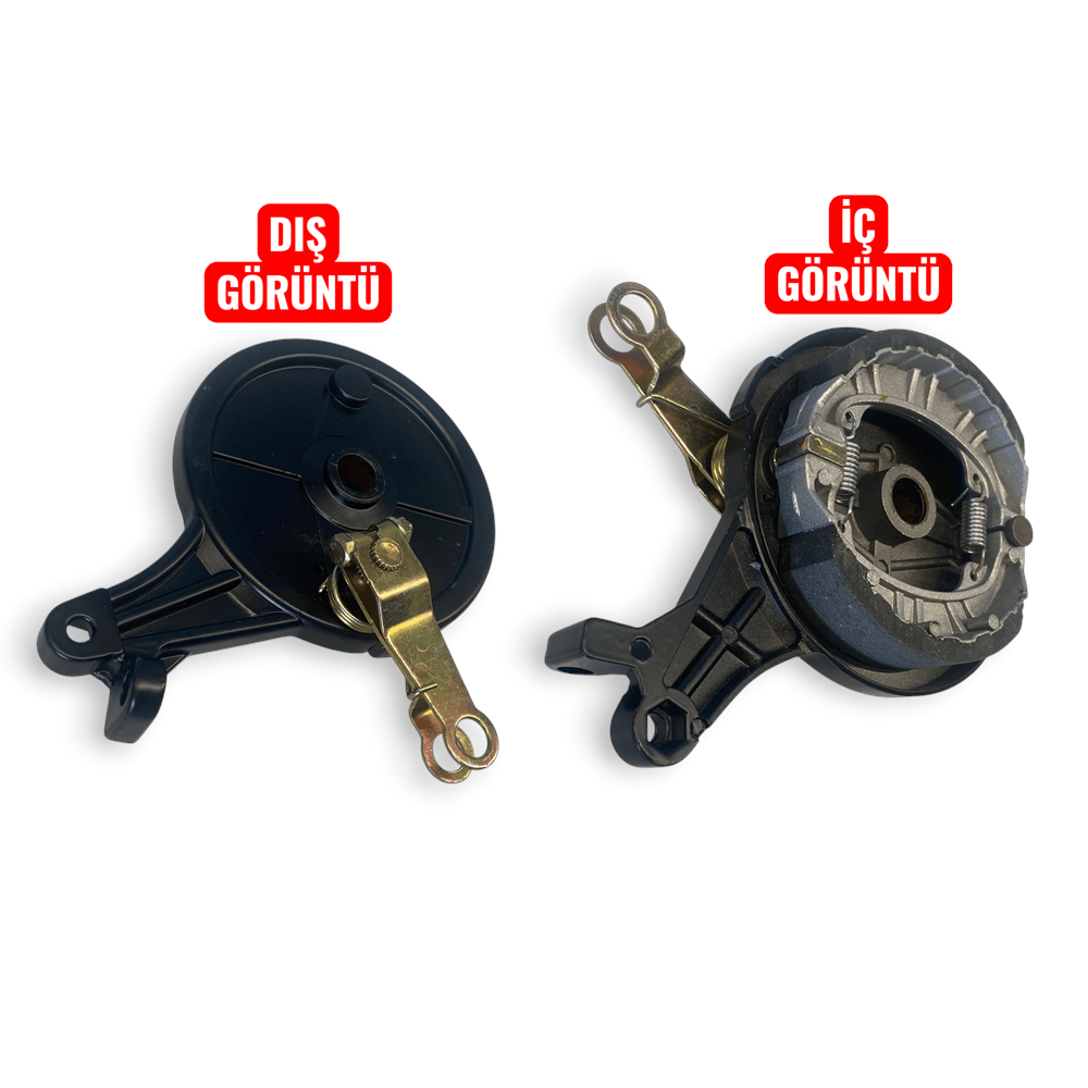 3 TEKERLİ BİNEK FAYTON ARKA KAMPANA (10ınc)16MM HOLE